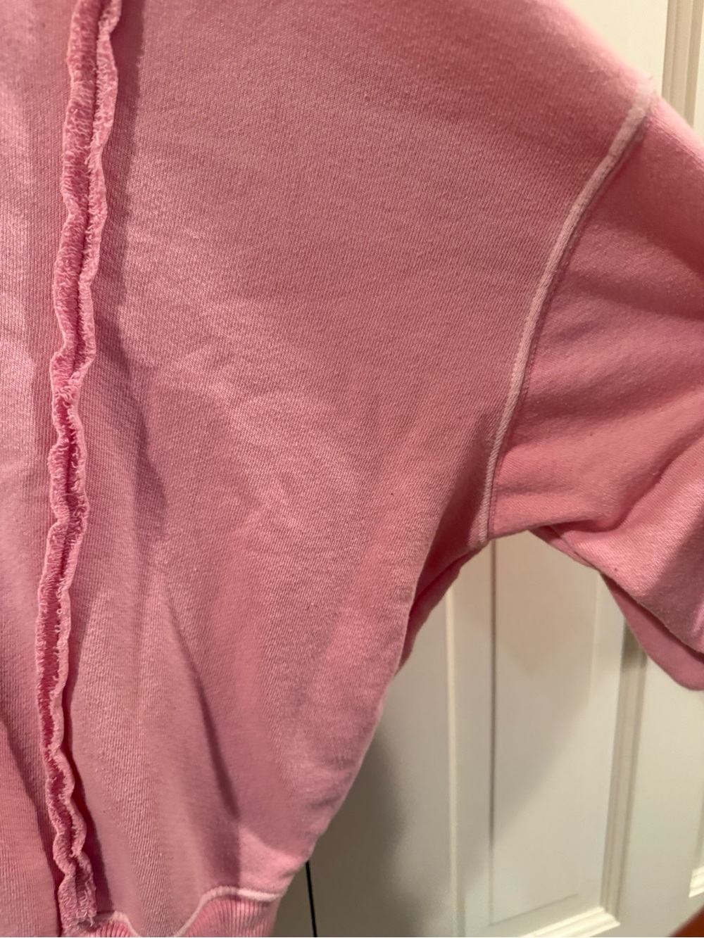 We The Free Free People Pink Oversized Camden Sweatshirt Small - Picture 12 of 12